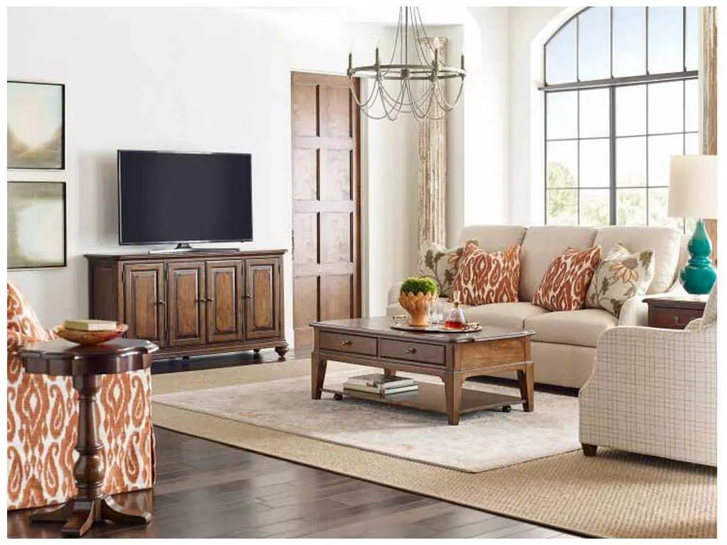 Kincaid 161-910 Commonwealth Washburn Rectangular Cocktail Table Kincaid 161-910 Commonwealth Washburn Rectangular Cocktail Table