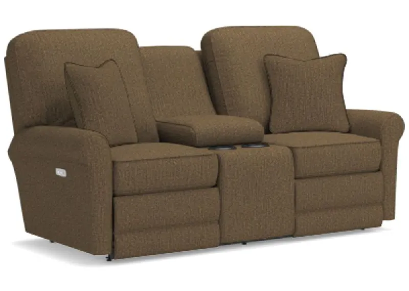 Lazboy 49P764 Addison Power Reclining Loveseat with Console Lazboy 49P764 Addison Power Reclining Loveseat with Console