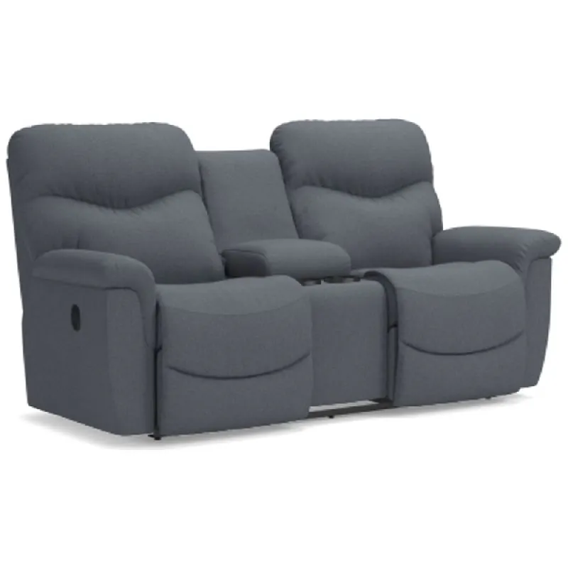 Lazboy 490521 James Reclining Loveseat with Console