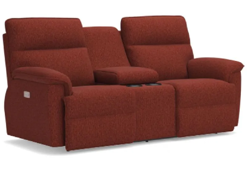 Lazboy 49U706 Jay Power Reclining Loveseat with Headrest and Console Lazboy 49U706 Jay Power Reclining Loveseat with Headrest and Console