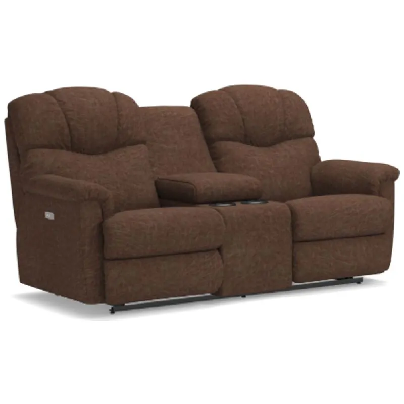 Lazboy 49P515 Lancer Power Reclining Loveseat with Console
