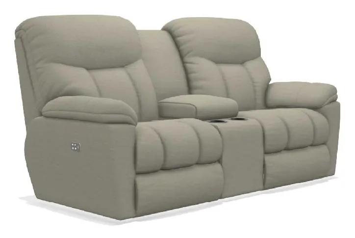 Lazboy 49U766 Morrison Power Reclining Loveseat with Headrest and Console Lazboy 49U766 Morrison Power Reclining Loveseat with Headrest and Console