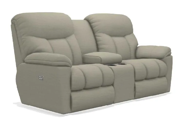 Lazboy 49U766 Morrison Power Reclining Loveseat with Headrest and Console Lazboy 49U766 Morrison Power Reclining Loveseat with Headrest and Console