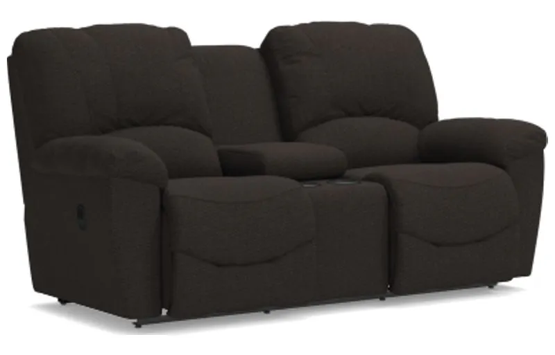 Lazboy 490537 Hayes La Z Time Full Reclining Loveseat with Console Lazboy 490537 Hayes La Z Time Full Reclining Loveseat with Console