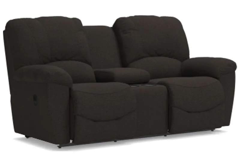 Lazboy 490537 Hayes La Z Time Full Reclining Loveseat with Console Lazboy 490537 Hayes La Z Time Full Reclining Loveseat with Console