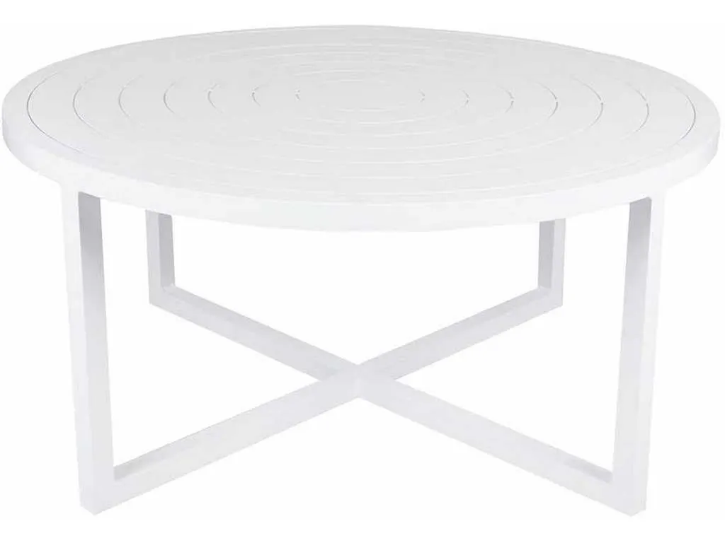 Lane Venture 455-03 Contempo Round Cocktail Table Aluminum Top