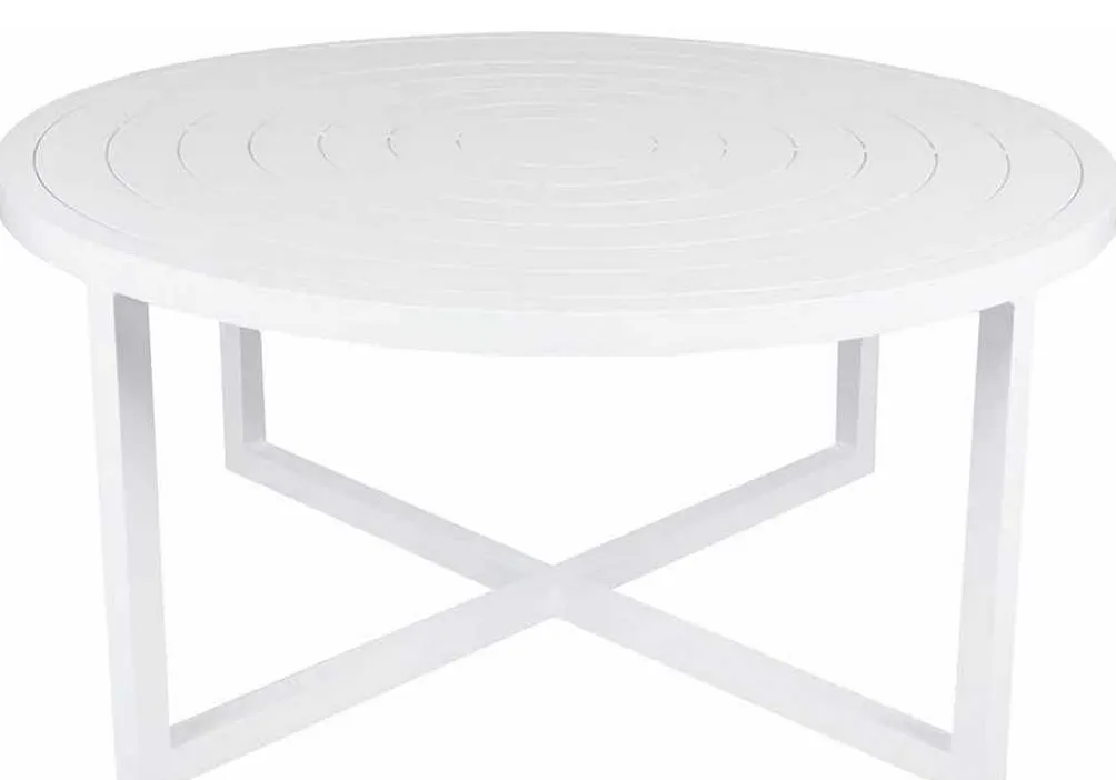 Lane Venture 455-03 Contempo Round Cocktail Table Aluminum Top Lane Venture 455-03 Contempo Round Cocktail Table Aluminum Top
