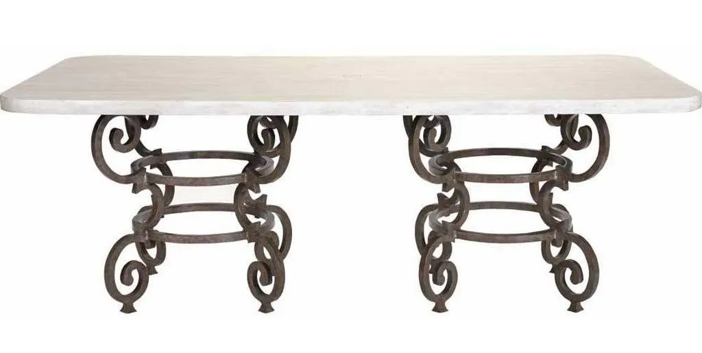 Lane Venture 5524-84 Hemingway Florentine Round Dining Table 84 X 44 Double Pedestal