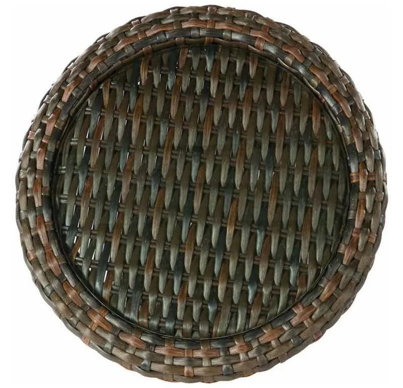 Lane Venture 9790-22 South Hampton End Table Woven Top with Glass Lane Venture 9790-22 South Hampton End Table Woven Top with Glass