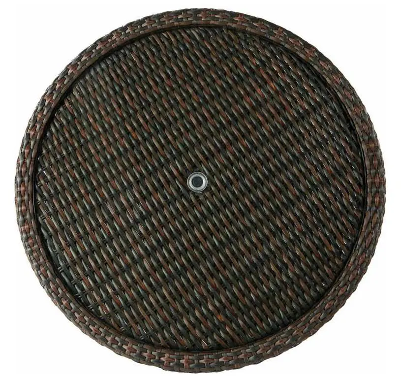 Lane Venture 9790-50 South Hampton 48 inch Round Dining Table Woven Top with Glass Lane Venture 9790-50 South Hampton 48 inch Round Dining Table Woven Top with Glass