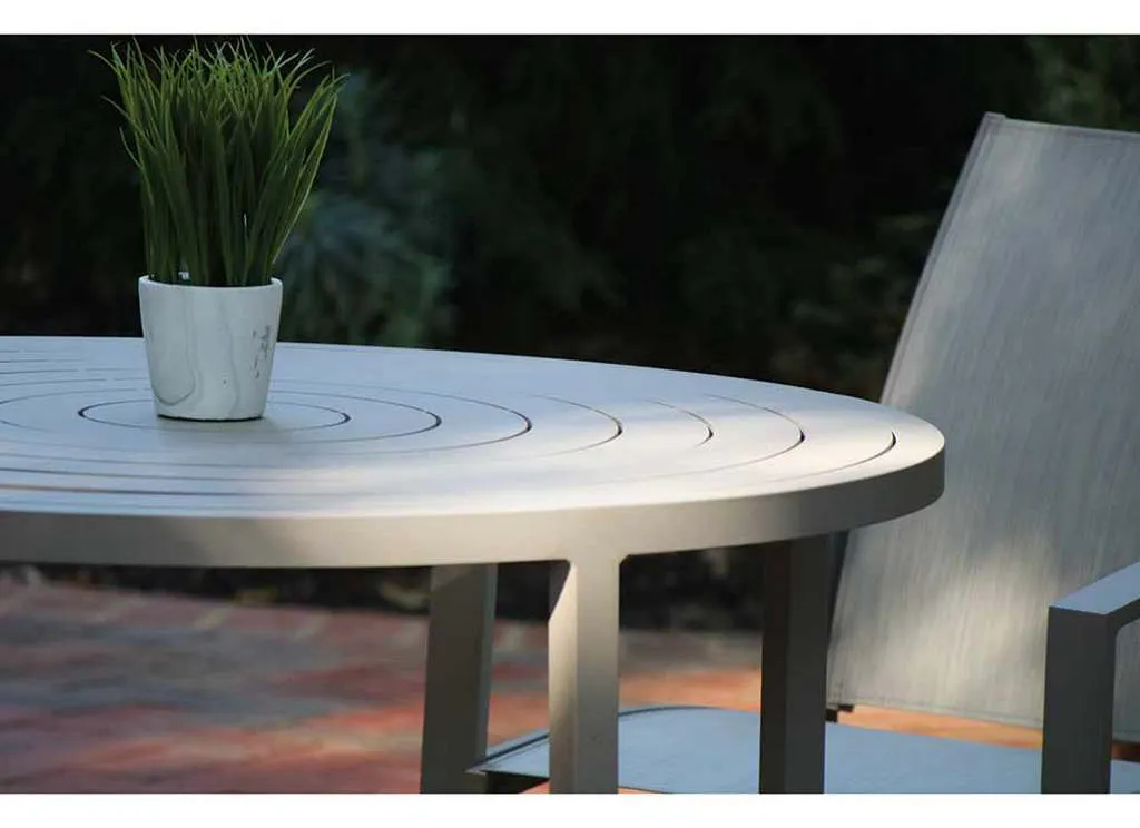 Lane Venture 455-41 Contempo Round Dining Table Aluminum Top Lane Venture 455-41 Contempo Round Dining Table Aluminum Top
