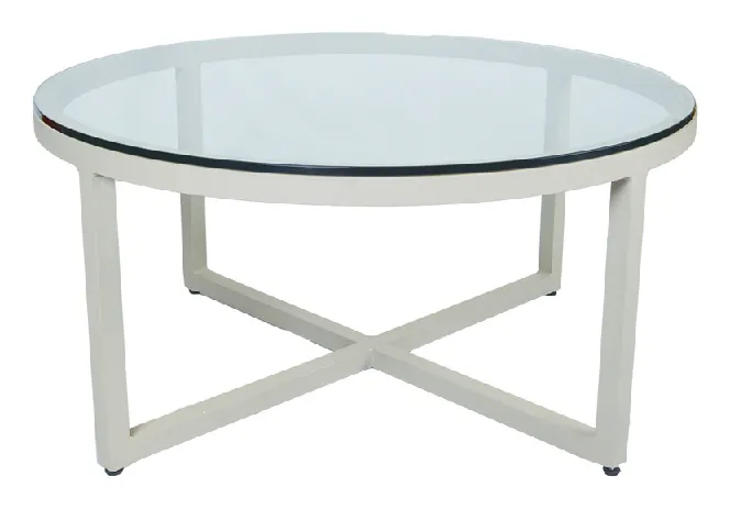Lane Venture 455-63 Contempo Round Cocktail Table Glass Top Lane Venture 455-63 Contempo Round Cocktail Table Glass Top