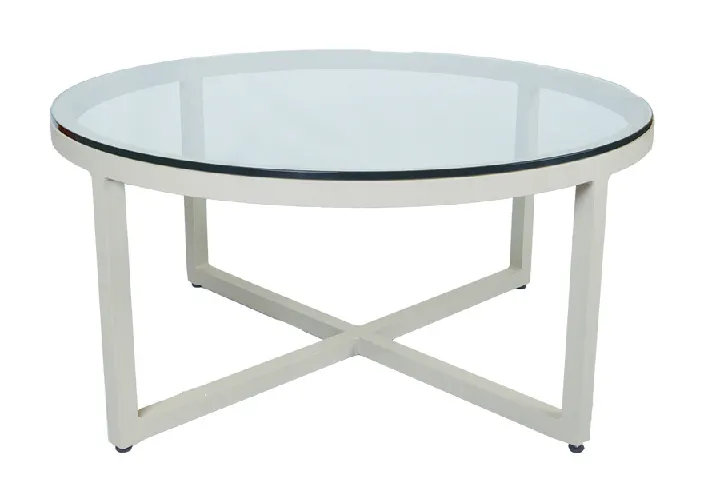 Lane Venture 455-63 Contempo Round Cocktail Table Glass Top Lane Venture 455-63 Contempo Round Cocktail Table Glass Top