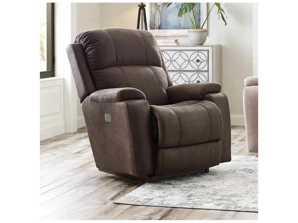 Lazboy 10U755  Dorian Power Rocking Recliner with Headrest