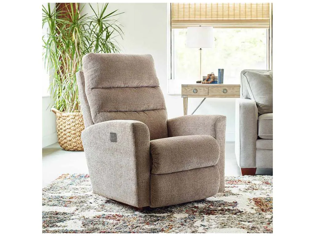 Lazboy 10U786  Liam Power Rocking Recliner with Headrest