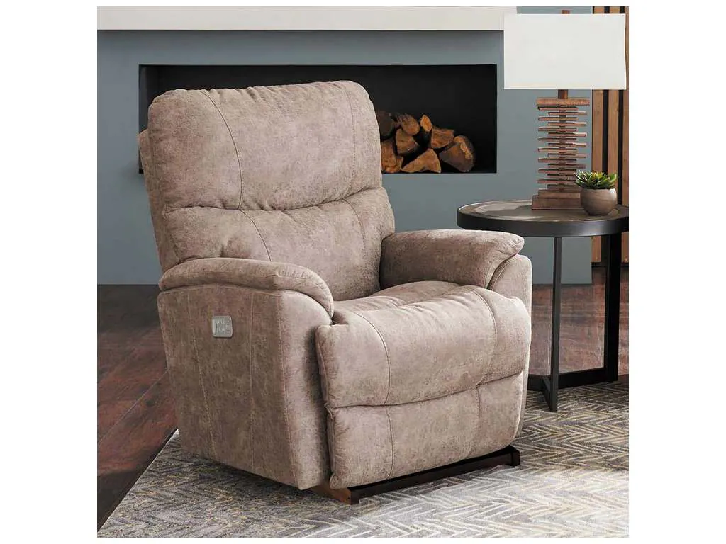 Lazboy 10X724  Trouper Power Rocking Recliner with Headrest and Lumbar