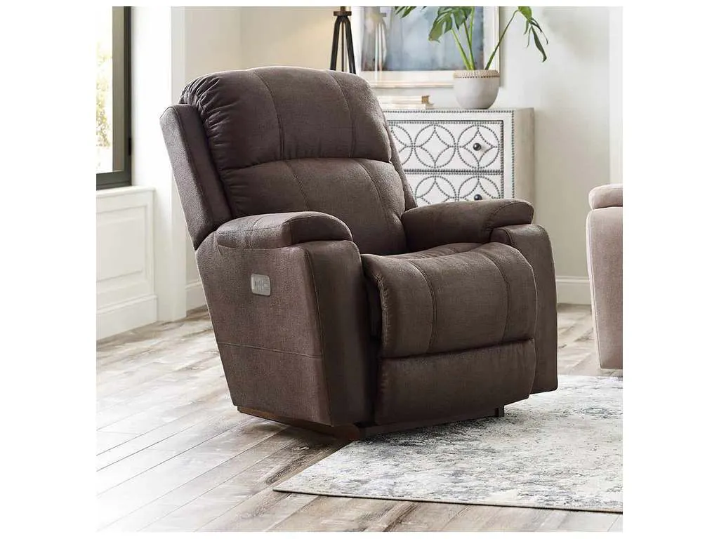 Lazboy 10X755  Dorian Power Rocking Recliner with Headrest and Lumbar