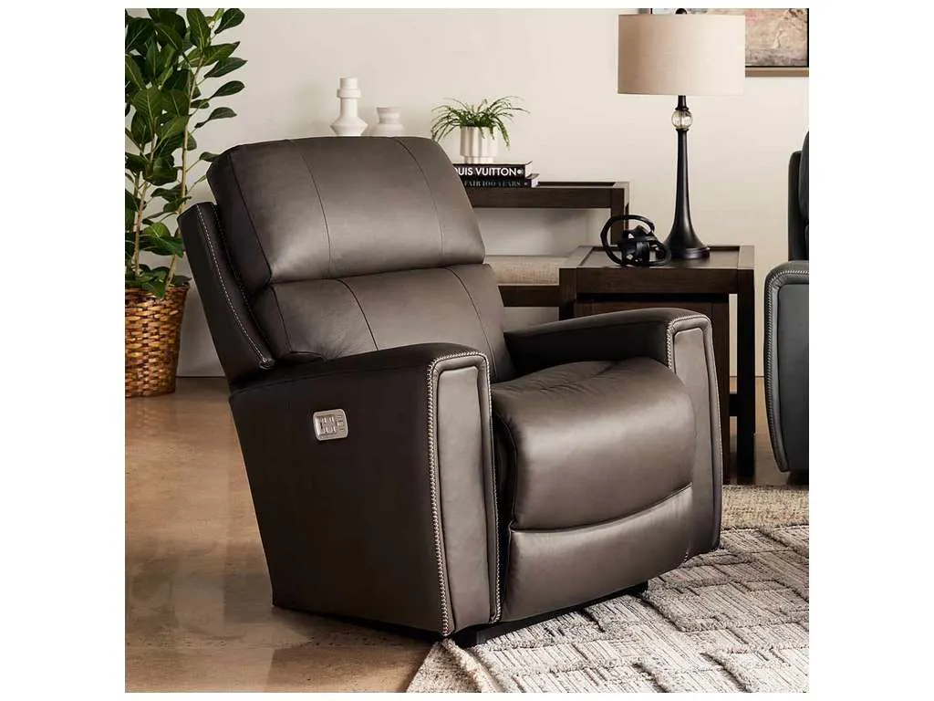 Lazboy 10X757  Apollo Power Rocking Recliner with Headrest and Lumbar