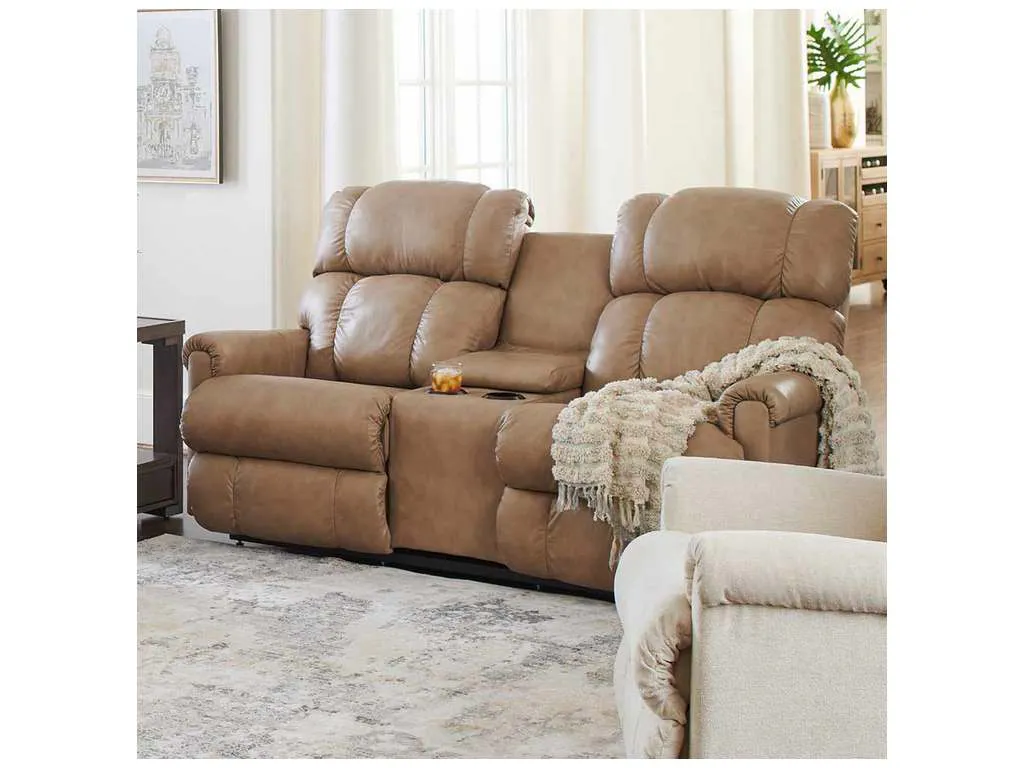 Lazboy 390512  Pinnacle Wall Reclining Loveseat with Console