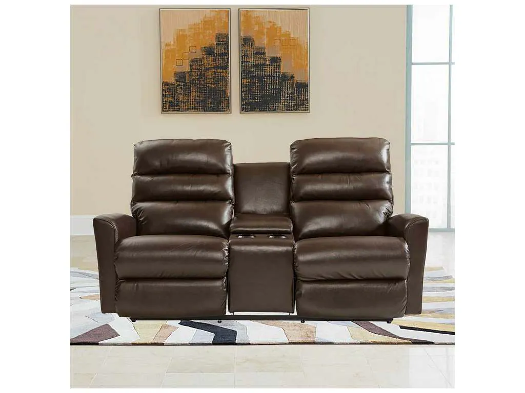 Lazboy 390786  Liam Wall Reclining Loveseat with Console