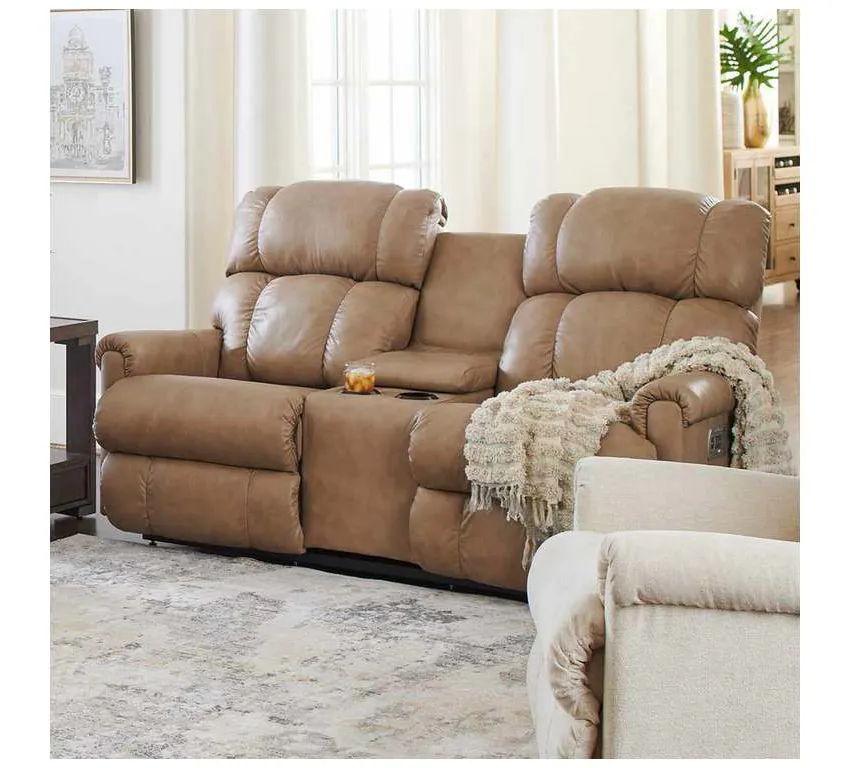 Lazboy 39U512 Pinnacle Power Wall Reclining Loveseat with Headrest and Console Lazboy 39U512 Pinnacle Power Wall Reclining Loveseat with Headrest and Console