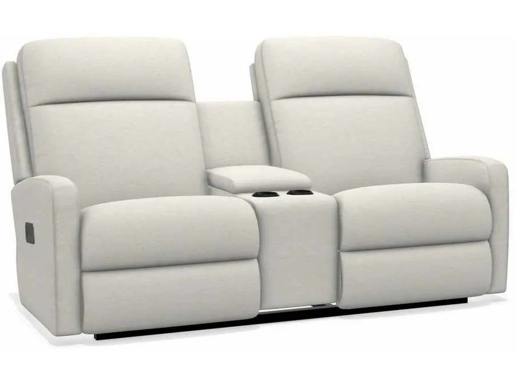 Lazboy 39U747  Finley Power Wall Reclining Loveseat with Headrest and Console