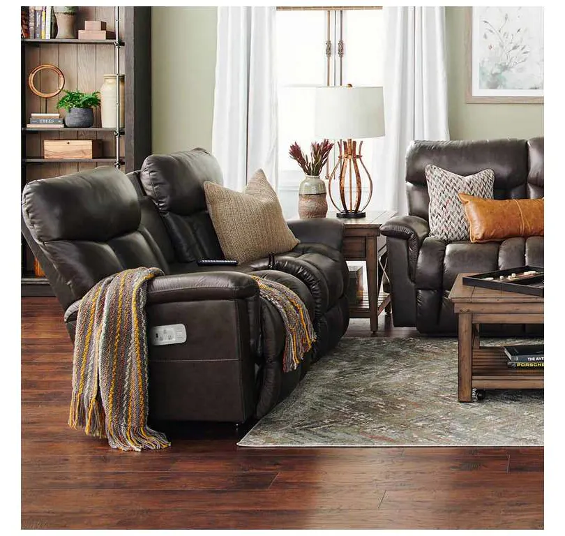 Lazboy 39U775 Mateo Power Wall Reclining Loveseat with Headrest and Console Lazboy 39U775 Mateo Power Wall Reclining Loveseat with Headrest and Console