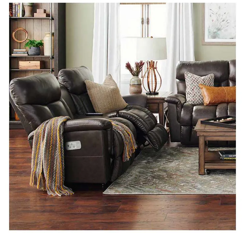 Lazboy 39U775 Mateo Power Wall Reclining Loveseat with Headrest and Console Lazboy 39U775 Mateo Power Wall Reclining Loveseat with Headrest and Console