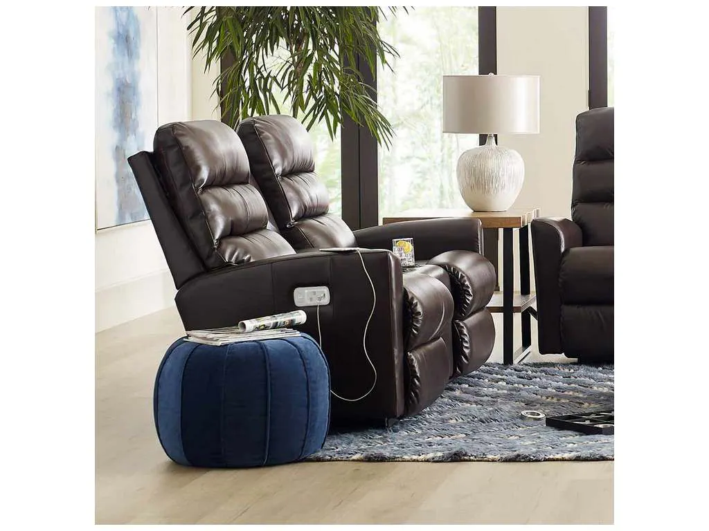 Lazboy 39U786  Liam Power Wall Reclining Loveseat with Headrest and Console