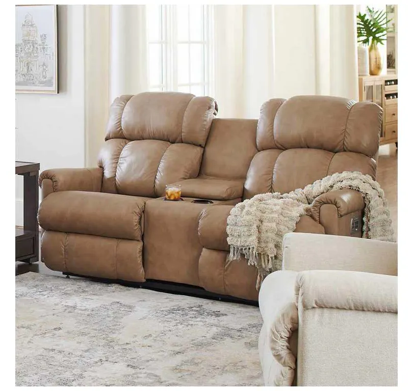 Lazboy 39X512 Pinnacle Power Wall Reclining Loveseat with Console Headrest and Lumbar Lazboy 39X512 Pinnacle Power Wall Reclining Loveseat with Console Headrest and Lumbar