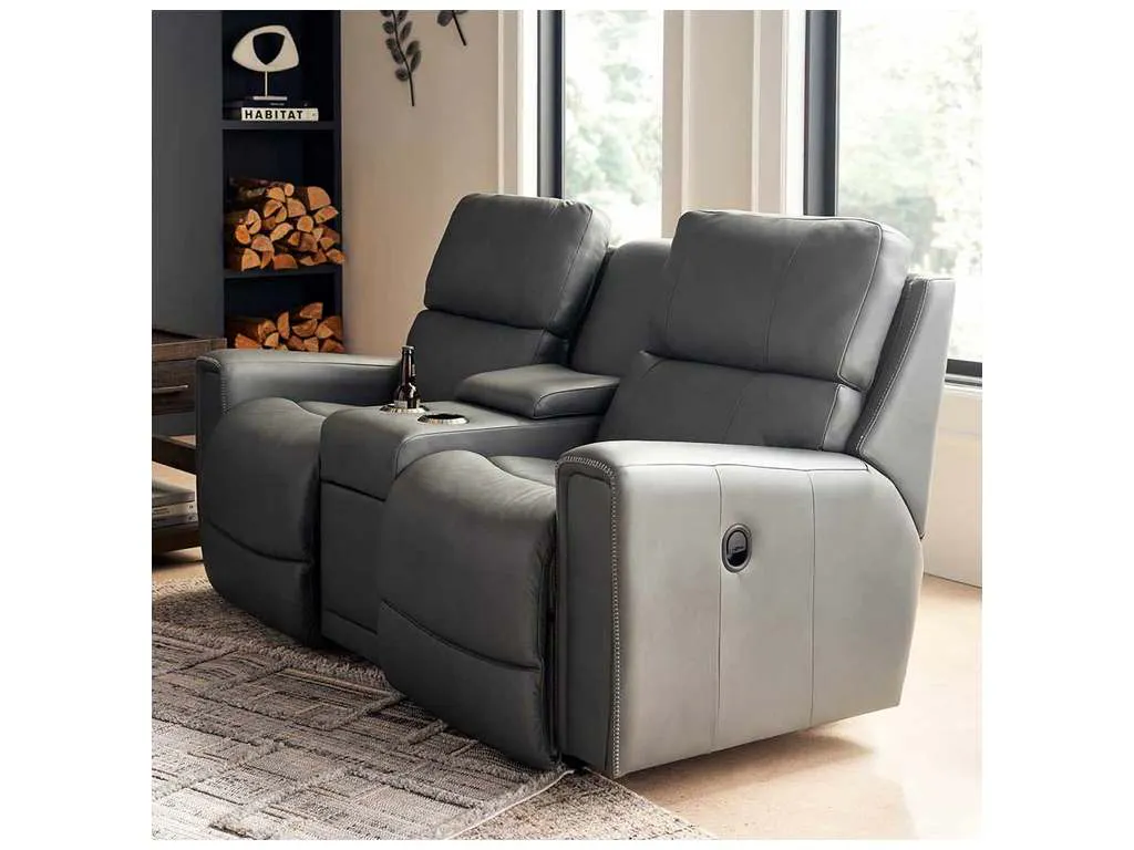 Lazboy 449757  Apollo Reclining Loveseat with Console