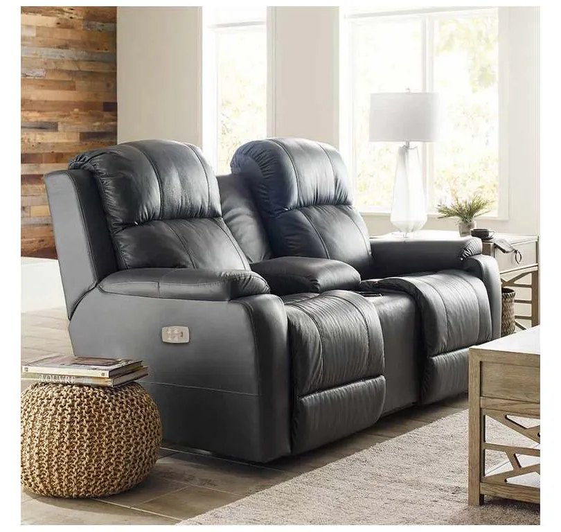 Lazboy 49P755 Dorian Power Reclining Loveseat with Console Lazboy 49P755 Dorian Power Reclining Loveseat with Console
