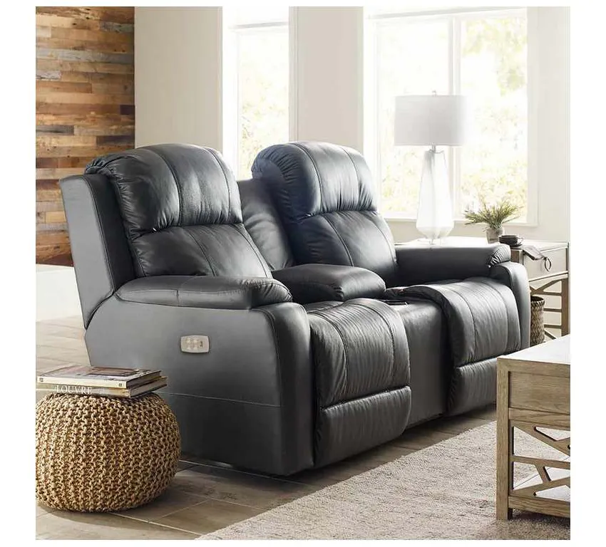 Lazboy 49P755 Dorian Power Reclining Loveseat with Console Lazboy 49P755 Dorian Power Reclining Loveseat with Console