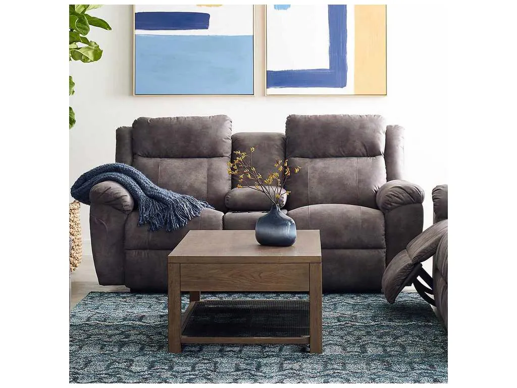 Lazboy 49P761  Joel Power Reclining Loveseat with Console