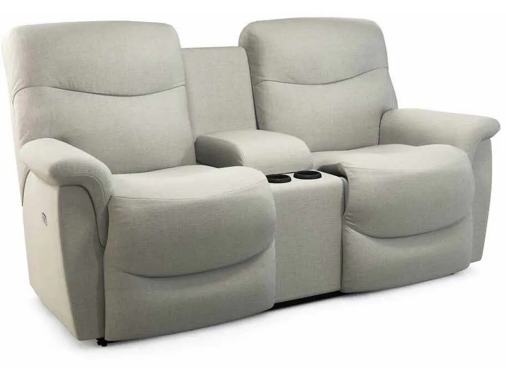 Lazboy U49521  James Power Reclining Loveseat with Headrest and Console