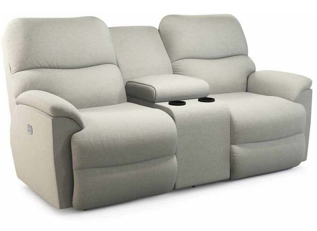 Lazboy U49724 Trouper Power Reclining Loveseat with Headrest and Console Lazboy U49724 Trouper Power Reclining Loveseat with Headrest and Console