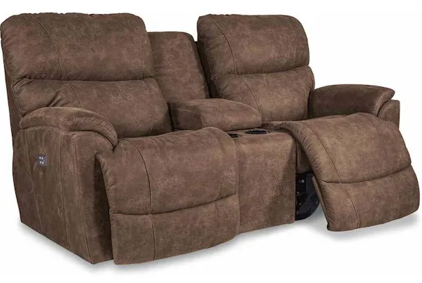 Lazboy U49724 Trouper Power Reclining Loveseat with Headrest and Console Lazboy U49724 Trouper Power Reclining Loveseat with Headrest and Console