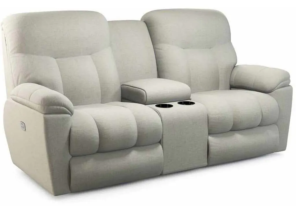 Lazboy U49766 Morrison Power Reclining Loveseat with Headrest and Console Lazboy U49766 Morrison Power Reclining Loveseat with Headrest and Console