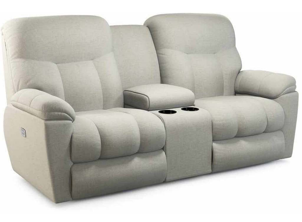 Lazboy U49766 Morrison Power Reclining Loveseat with Headrest and Console Lazboy U49766 Morrison Power Reclining Loveseat with Headrest and Console