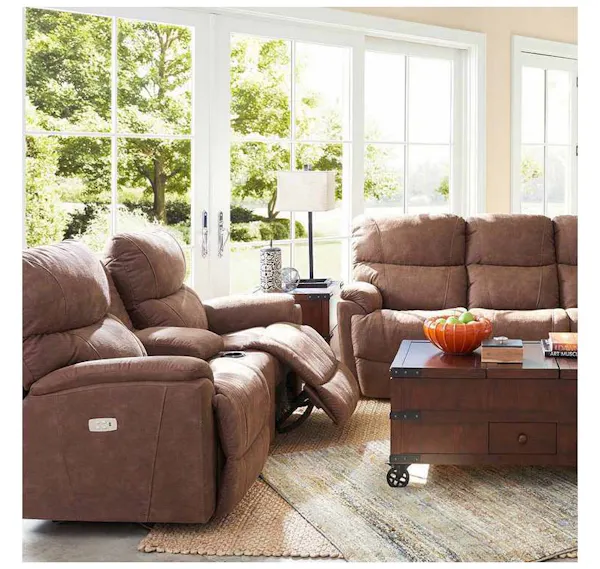 Lazboy U49724 Trouper Power Reclining Loveseat with Headrest and Console Lazboy U49724 Trouper Power Reclining Loveseat with Headrest and Console
