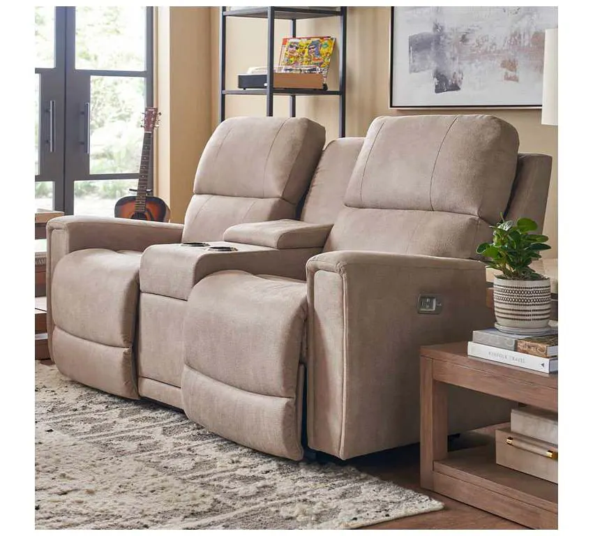 Lazboy U49757 Apollo Power Reclining Loveseat with Headrest and Console Lazboy U49757 Apollo Power Reclining Loveseat with Headrest and Console