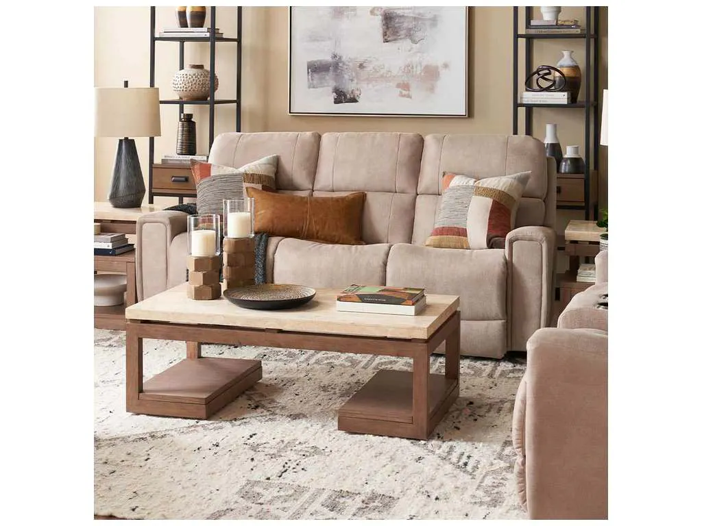 Lazboy X44757  Apollo Power Reclining Sofa with Headrest and Lumbar