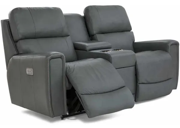Lazboy X49757 Apollo Power Reclining Sofa with Console Headrest and Lumbar Lazboy X49757 Apollo Power Reclining Sofa with Console Headrest and Lumbar