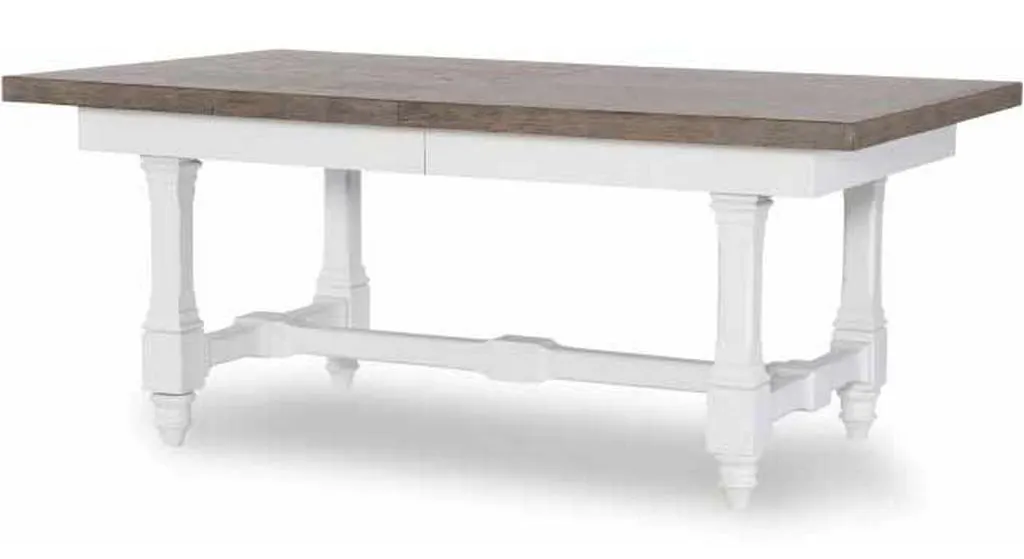Legacy Classic 1374-121 Essex White Trestle Dining Table Legacy Classic 1374-121 Essex White Trestle Dining Table