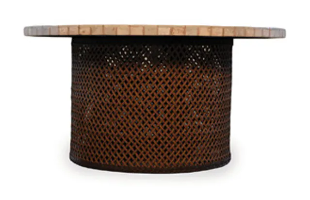 Lloyd Flanders 71099 Grand Traverse 48 inch Round Fire Table Lloyd Flanders 71099 Grand Traverse 48 inch Round Fire Table