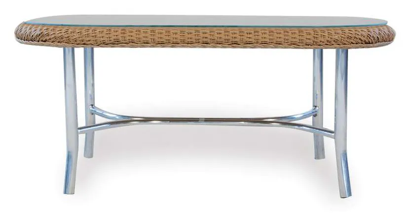 Lloyd Flanders 86147 Universal Loom 43 Inch Oval Cocktail Table Lloyd Flanders 86147 Universal Loom 43 Inch Oval Cocktail Table