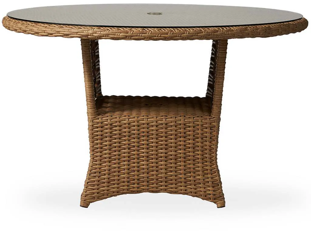 Lloyd Flanders 331048 Magnolia 48 Inch Round Umbrella Dining Table