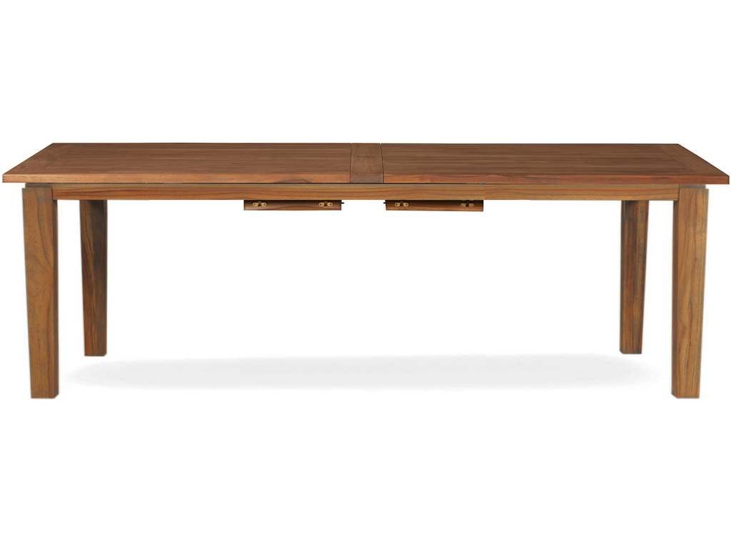 Lloyd Flanders 286584 Teak 86 110 Inch Double Butterfly Leaf Umbrella Table