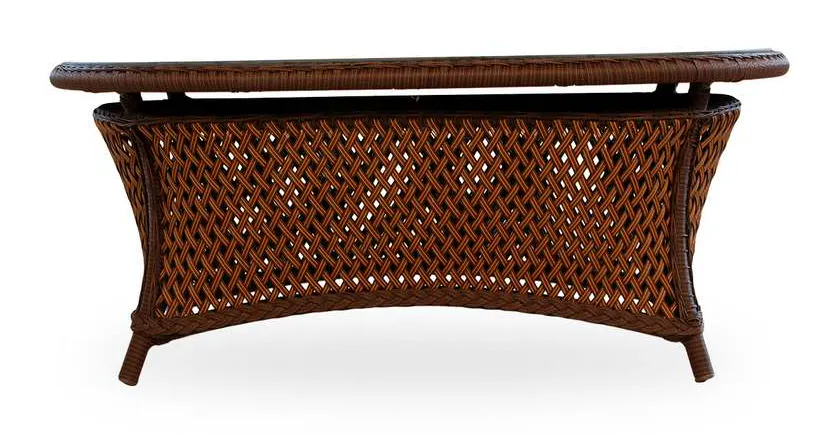 Lloyd Flanders 71952 Grand Traverse 43 Inch Oval Cocktail Table Lloyd Flanders 71952 Grand Traverse 43 Inch Oval Cocktail Table
