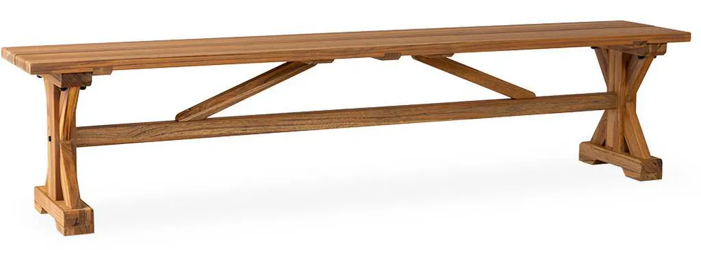 Lloyd Flanders 286127 Teak 79 Inch Dining Bench Lloyd Flanders 286127 Teak 79 Inch Dining Bench